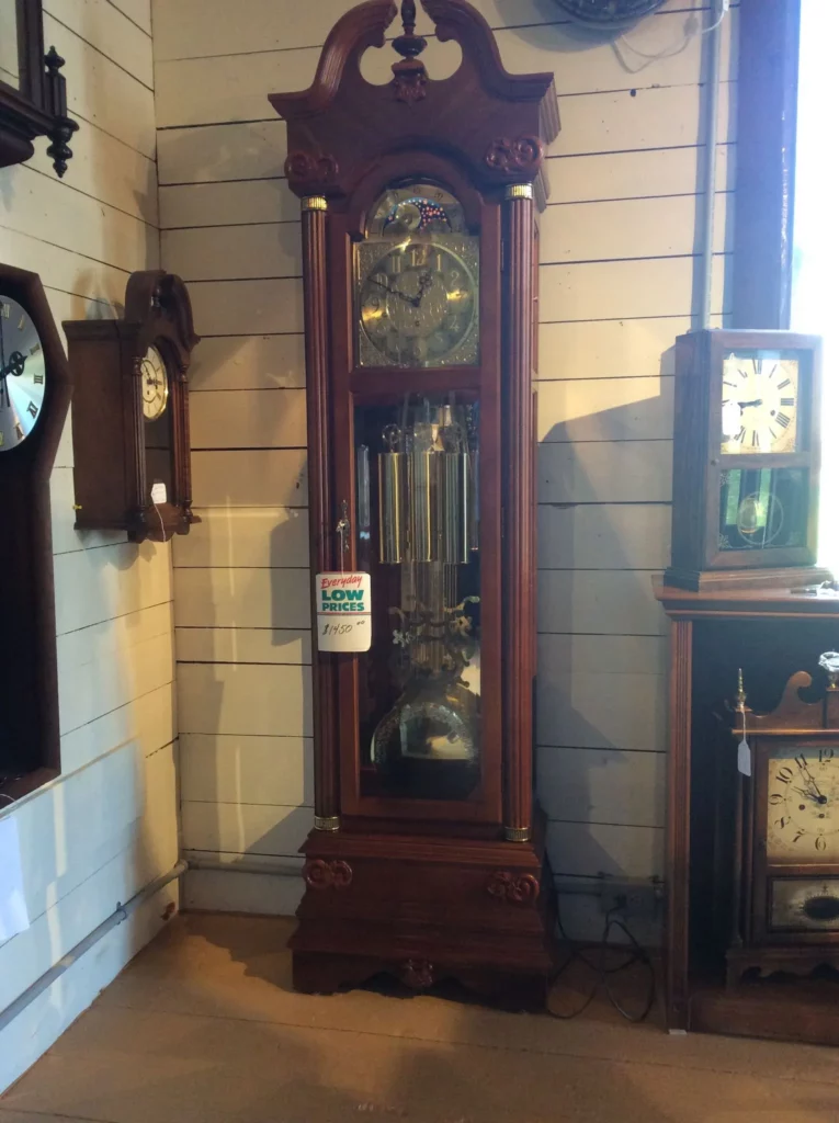 Ridgeway Floral Grandfather Clock SOLD - Clocks by Christopher