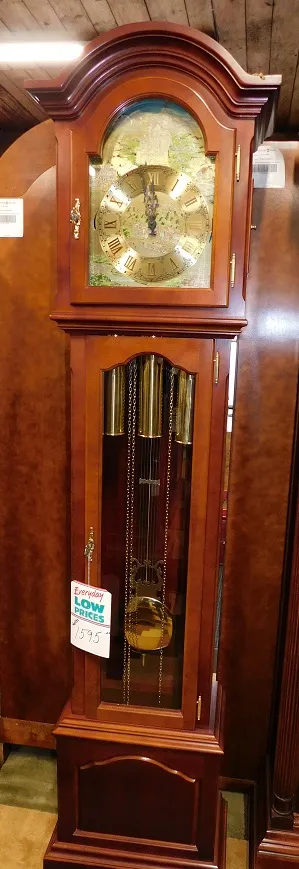 German “Heidelberg Scenes” Grandfather SOLD - Clocks by Christopher